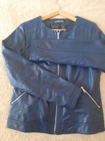 Veste simili cuir cache cache