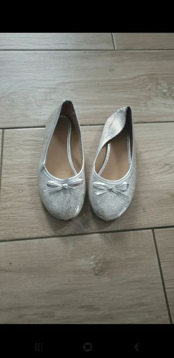 Ballerines argenté 33