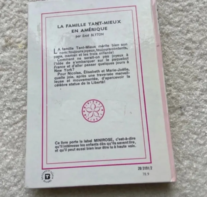 Bibliothèque rose  la famille tant mieux en Amérique - photo numéro 2