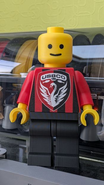 Figurine Boulogne Côte d’Opale - façon briques, édition club de foot ⚽ (20cm)