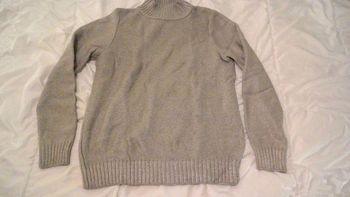Pull  gris a paillette  T38 Cache cache