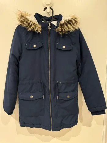 Manteau hiver capuche poche doublure