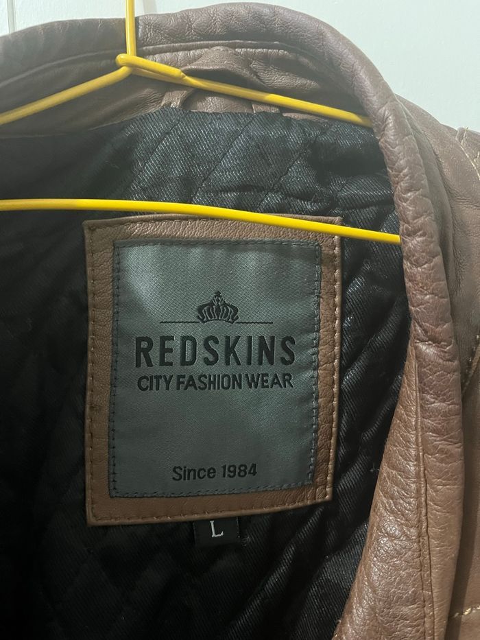 Veste  cuir homme REDSKINS