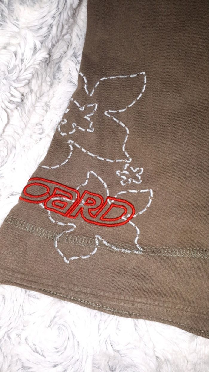 t shirt manche longue couleur plutot kaki - photo numéro 3