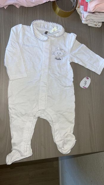 Pyjama bébé fille, 3 mois