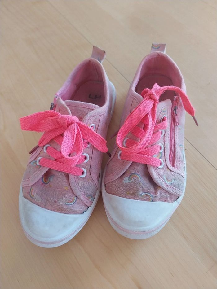 Chaussures baskets fille pointure 29 roses