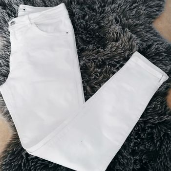 Jeans slim blanc