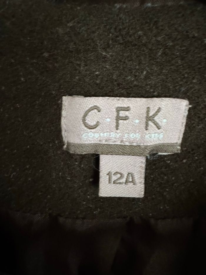 Manteau duffle-coat 12 ans CFK hiver - photo numéro 2
