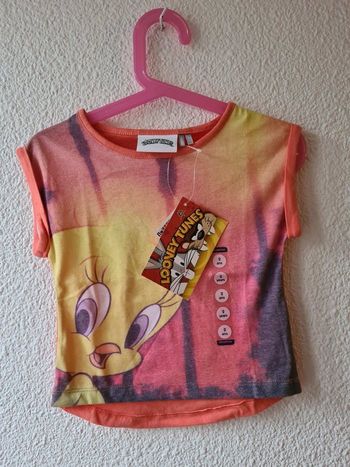 tee-shirt orange titi looney tunes