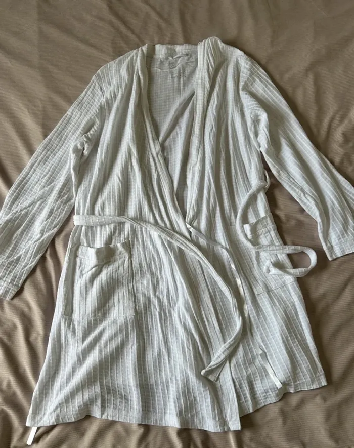 Peignoir blanc primark taille