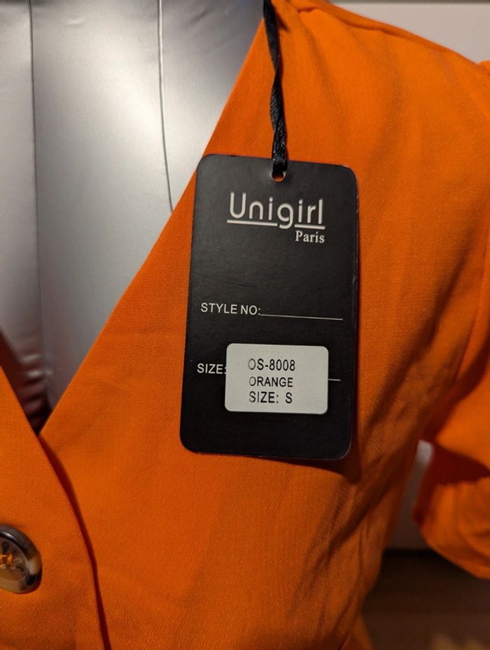 Robe orange unigirl taille S - photo numéro 2
