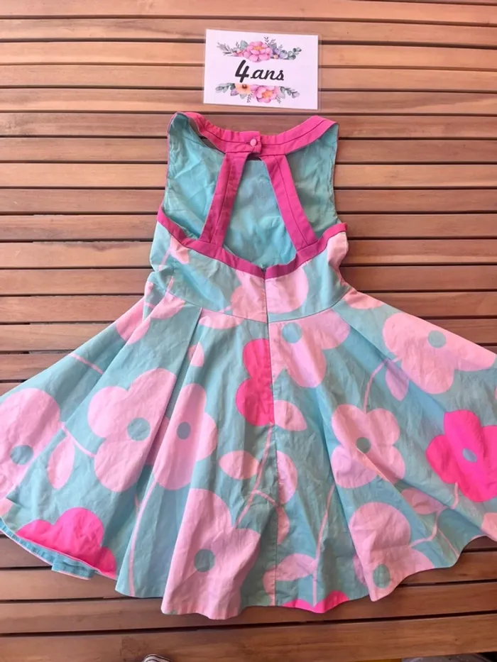 Robe fleurie jacadi 4 ans - photo numéro 2
