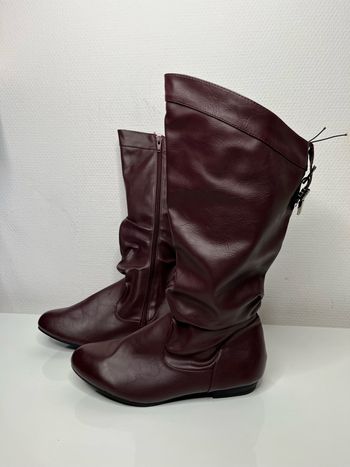 Bottes bordeaux pointure 37