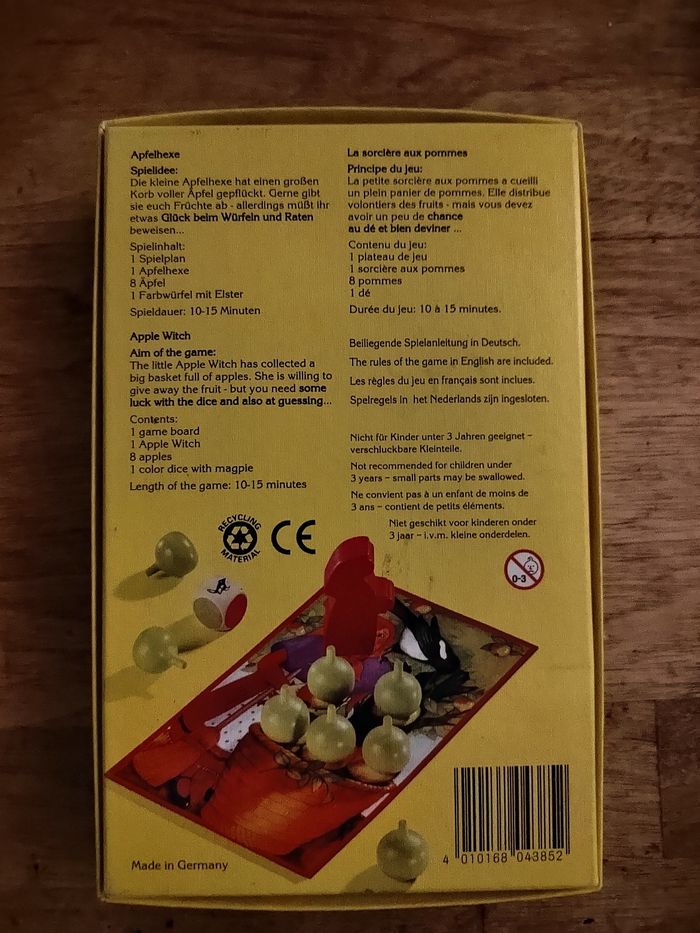 Jeu vintage la sorcière aux pommes - photo numéro 2