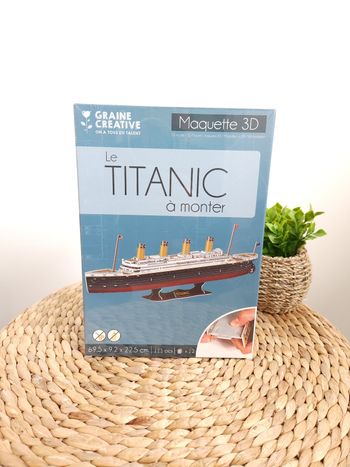 Maquette Puzzle 3D Le Titanic Graine creative