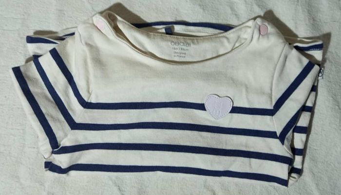 Tee shirt marinière Obaibi - photo numéro 3