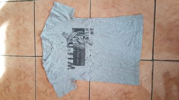 T shirt été garçon 14 ans gris Gémo