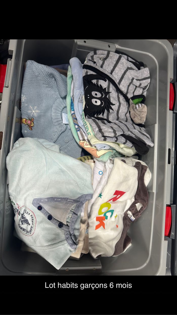 Lot habits enfant garçons 6 mois