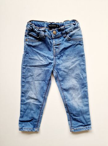 In Extenso - Pantalon en jean - Taille ajustable - Bleu clair (2 ans)