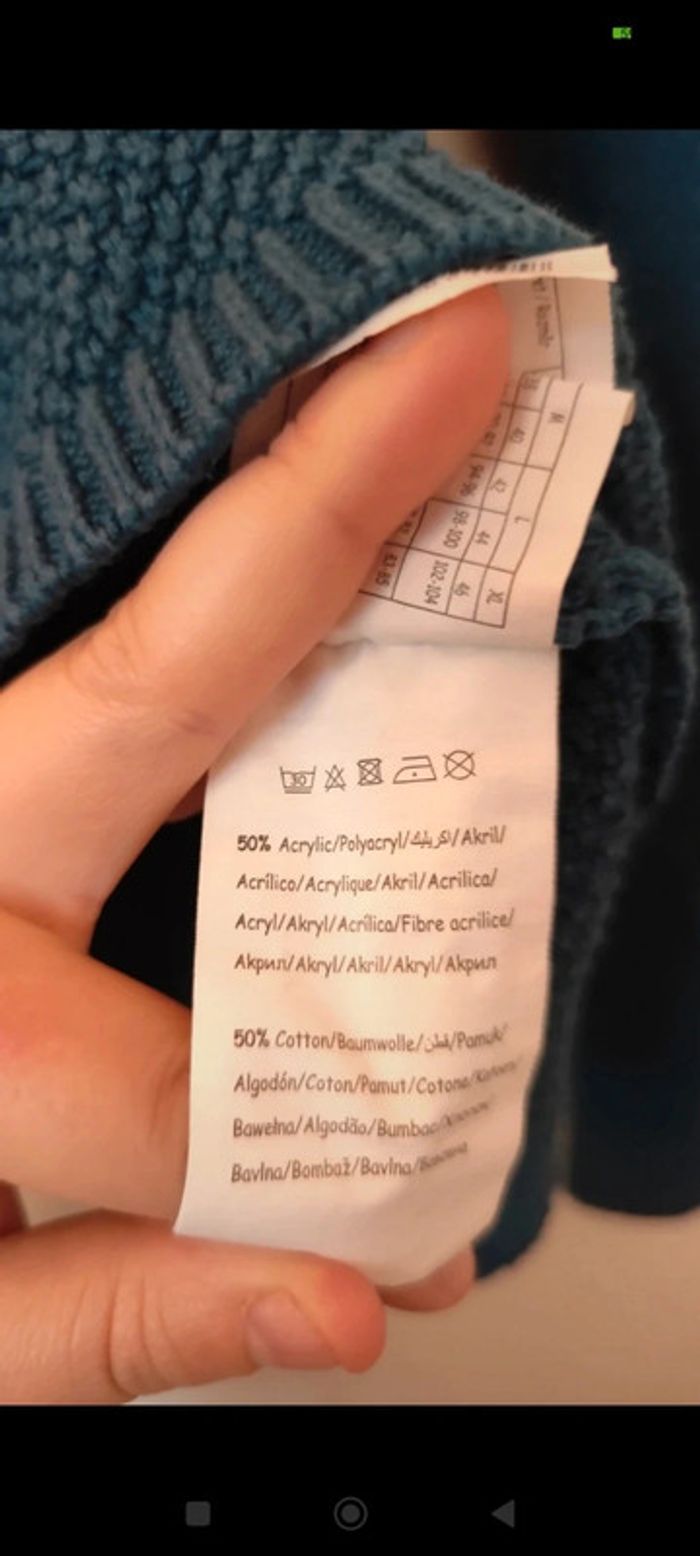 Pull à fines mailles bleu taille S Pimkie - photo numéro 6