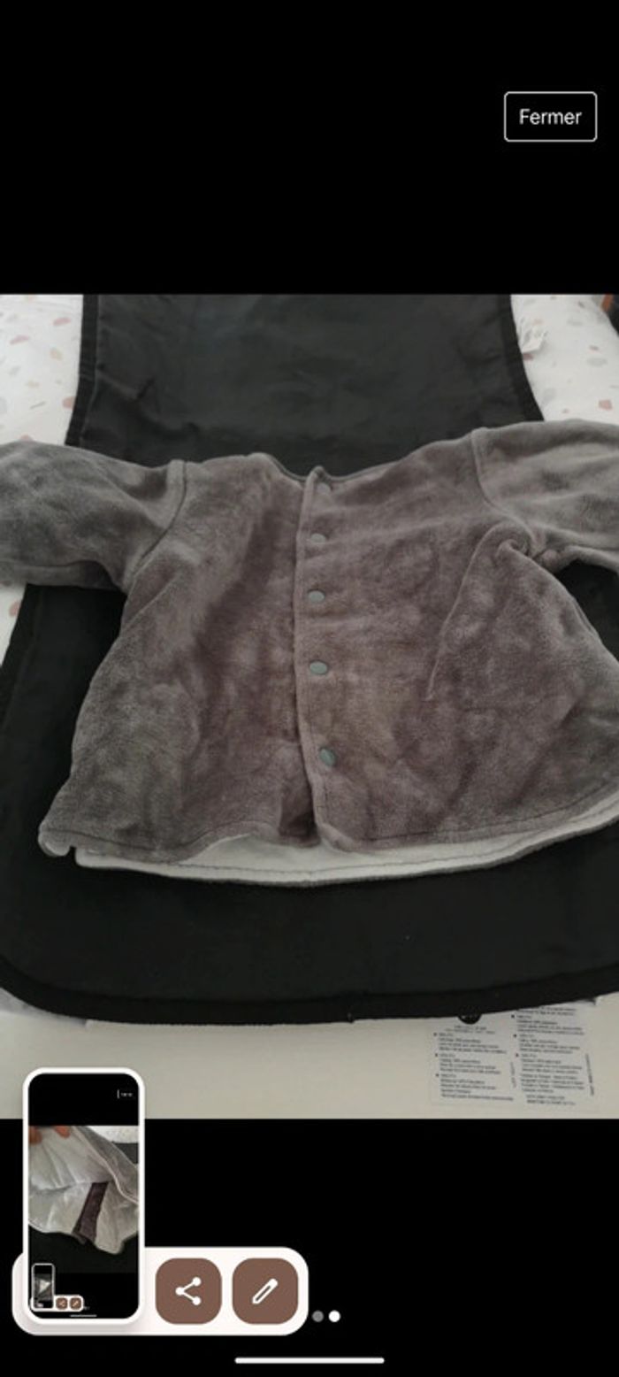 Pull/veste mixte chaud 6 mois - photo numéro 4