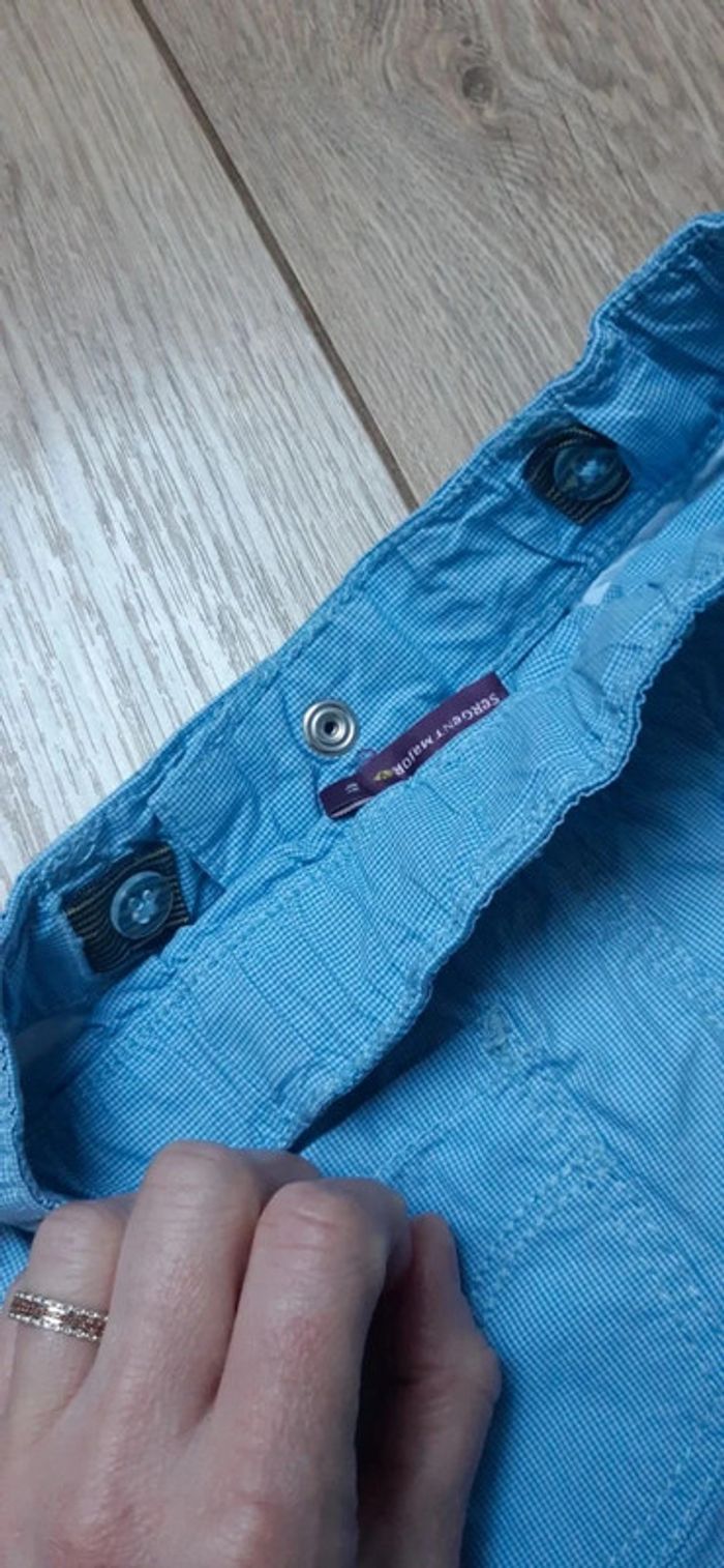 Short bleu sergent major 3 ans en très bon état - photo numéro 4