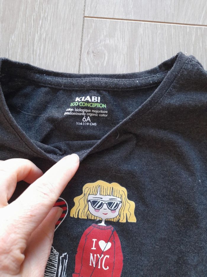 T.shirt manches longues Kiabi eco conception 6 ans - photo numéro 3
