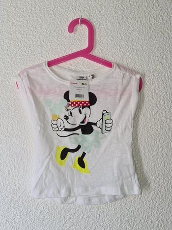 tee-shirt blanc minnie Disney