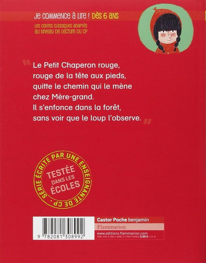 livre les contes du cp le petit chaperon rouge - photo numéro 2