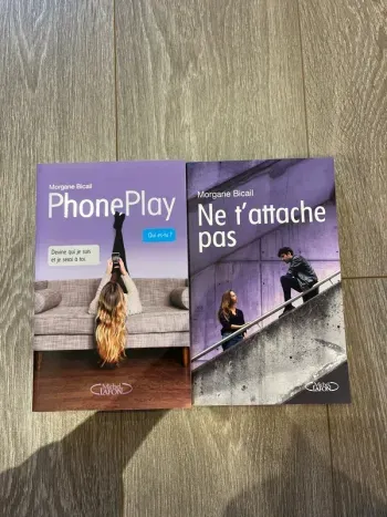 2 livres Young adult de Morgane Bicail