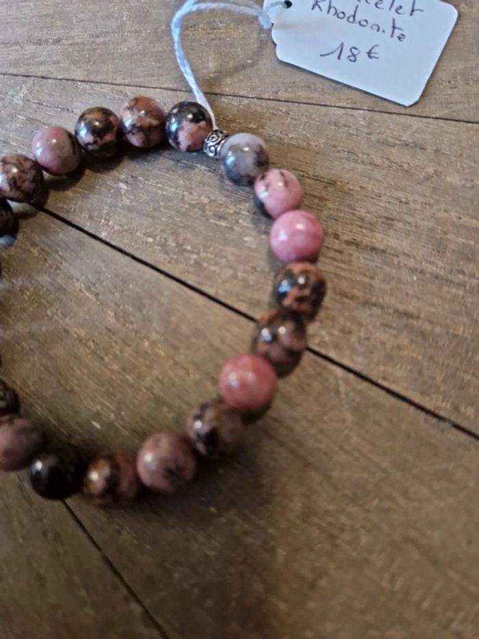 Bracelet Rhodonite neuf - photo numéro 3
