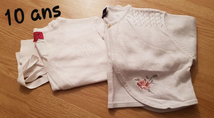 Lot 2 vestes boléros Cie des Petits & Sergent Major