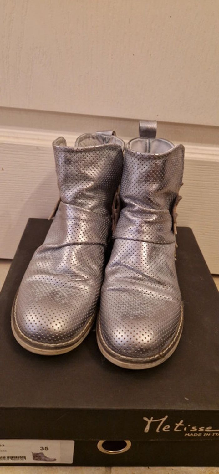 Bottines en cuir étoile Métisse - photo numéro 8