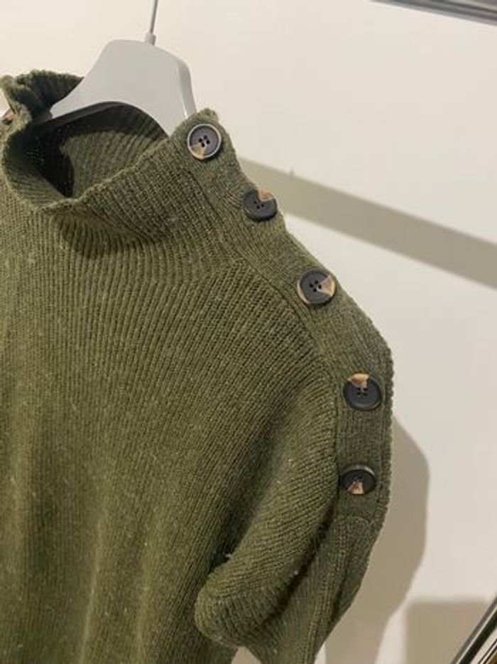 Robe pull, couleur kaki taille unique - photo numéro 6