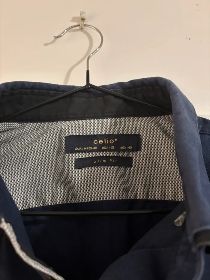Chemise bleu marine - photo numéro 3