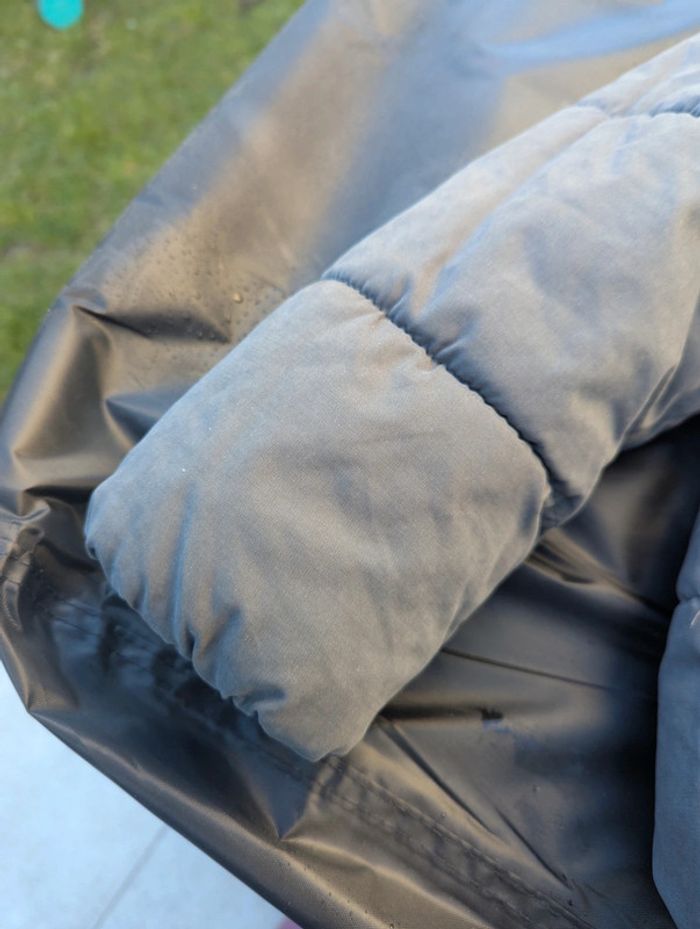 Manteau / doudoune grise 8 ans - photo numéro 4