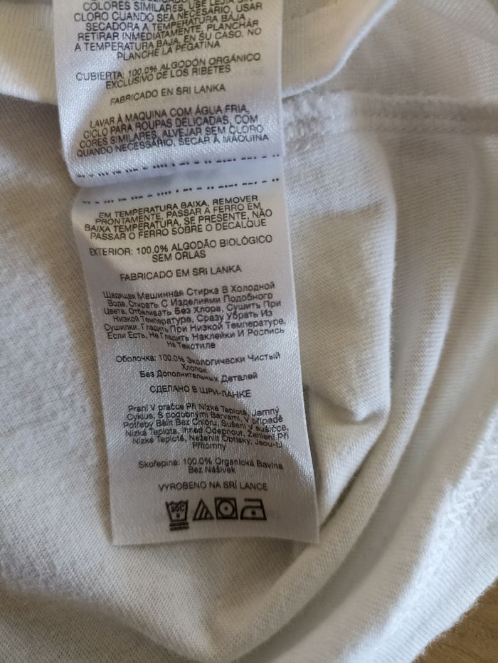 Tee shirt manches courtes blanc Columbia homme taille L coton biologique - photo numéro 7