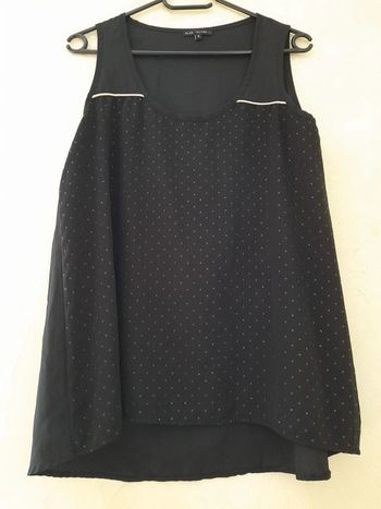 Débardeur noir avec sequins