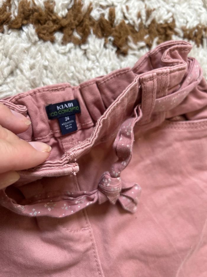 Jeans rose fille - photo numéro 2