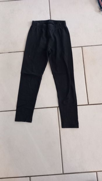 Legging vertbaudet fille noir 6 ans tbe