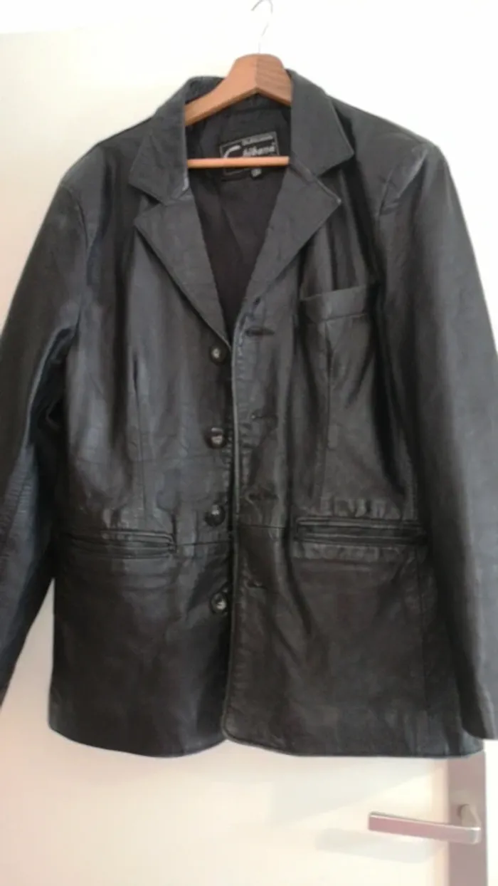 Veste en vrai cuire chibana - photo numéro 2