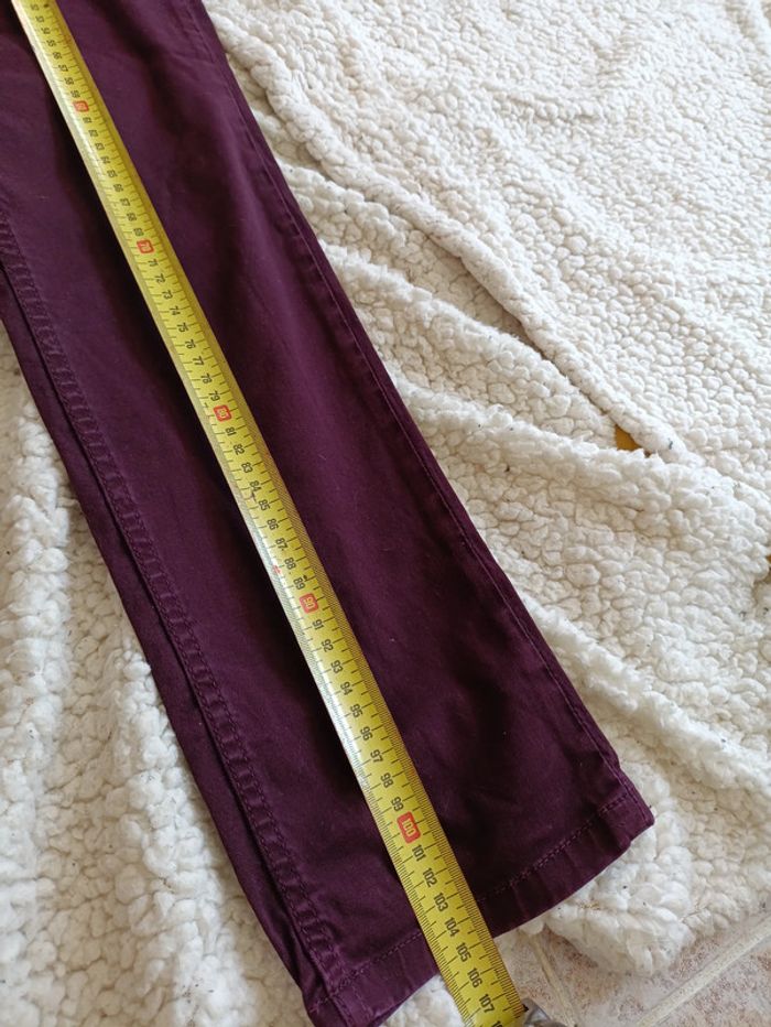 Jacqueline Riu violet bordeaux foncé – taille 42 – 98 % coton cute violet mignon - photo numéro 5