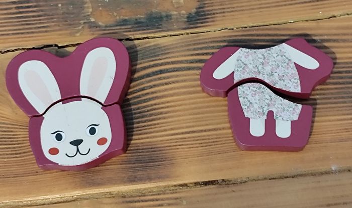 Lot de 4 Puzzles en Bois pour Enfants - photo numéro 2
