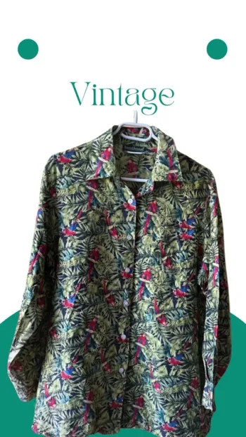 Chemise vintage Soie
