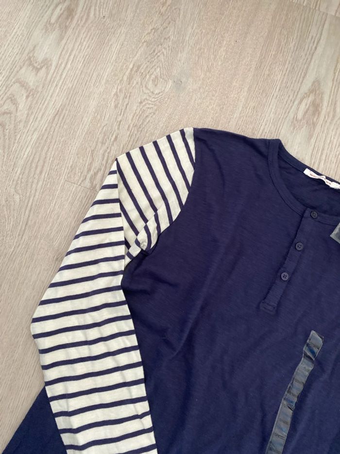 Tee shirt t-shirt marinière à Monoprix Taille 13, 14 ans, neuf. - photo numéro 2