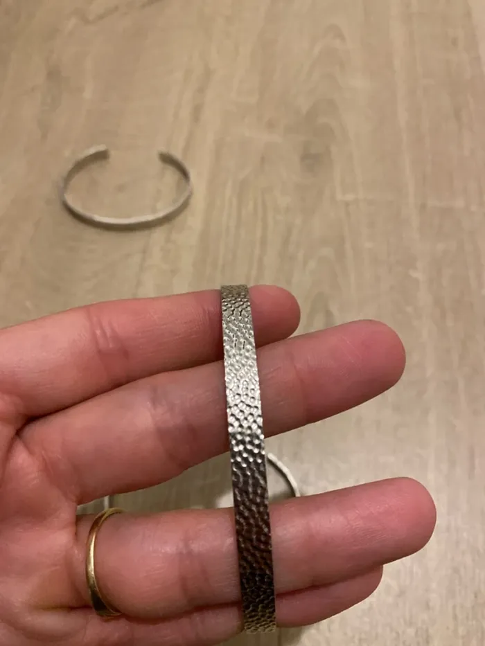 Lot de 3 bracelets argentés - photo numéro 4