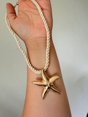 Collier tressé étoile