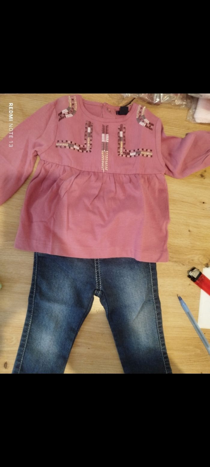 #kytie3moisfille. Ensemble 3 pièces taille 3 mois - photo numéro 2