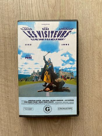 Gaumont Cinéma Les Visiteurs Cassette Vidéo VHS Vintage Cinéma Collection Exclusive