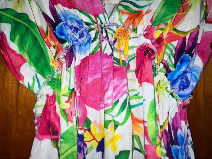 Robe été fleurie Minodusud taille unique - photo numéro 7